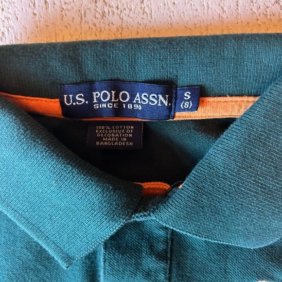 🐎 Big Pony Vibes! Boys Polo Shirt w/ #3 Patch – Size 8 - Picture 6 of 7